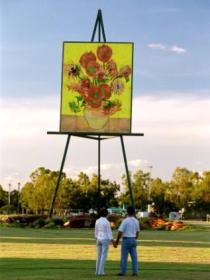 Van Gogh Sunflower Painting - Sydneys Hotel 0
