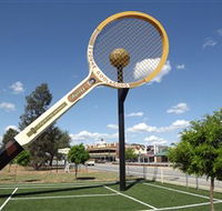 Barellans Big Tennis Racquet - Sydneys Hotel