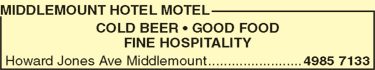 Middlemount Hotel Motel Accommodation - Sydneys Hotel 2