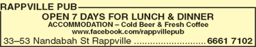 Rappville Pub - Sydneys Hotel 0