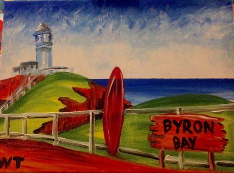 Brush And Sip Course: Australian Landscapes - Sydneys Hotel 0