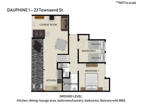 Dauphine 1 / 23 Townsend Street - Sydneys Hotel 4