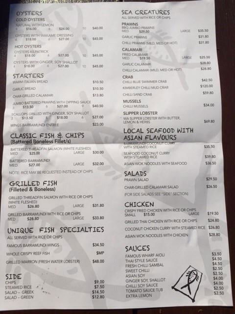 Wharf Restaurant - Sydneys Hotel 5