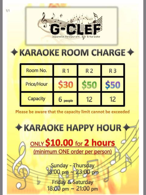G-Clef Japanese Restaurant, Bar & Karaoke - Sydneys Hotel 2
