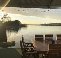 Shack built over the Murray River - Sydneys Hotel