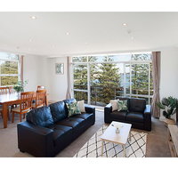 View Of Manly Pines And Waves From Large Apartment - Sydneys Hotel