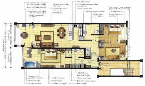 Beach Club Port Douglas Luxury Apartments - Sydneys Hotel 18